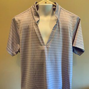 WOMENS Pebble Beach "Performance" Golf Shirt,  in lavender size MEDIUM